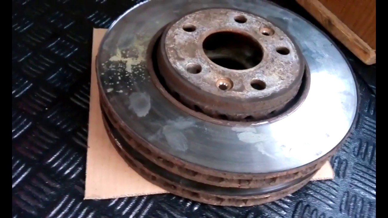 Замена передних тормозных дисков и колодок Ренo сценик3/replacing front brake discs and brake pads