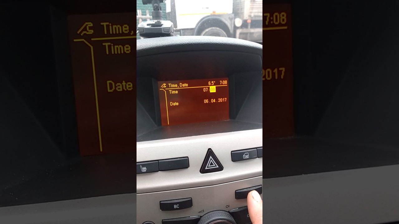 как настроить радио в машине опель зафира