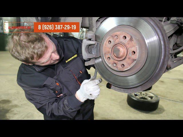 Peugeot 407 | замена задних тормозных дисков с профилактикой тормозных механизмов