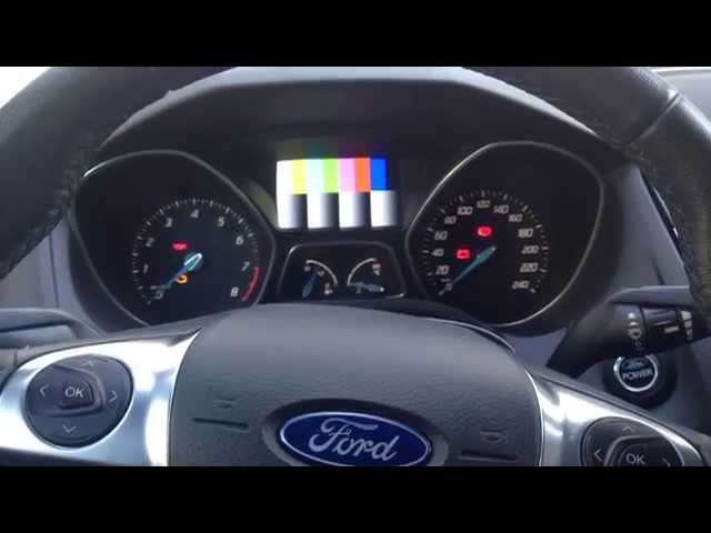 Тест приборки РП-7 на автомобиле Форд Фокус 3