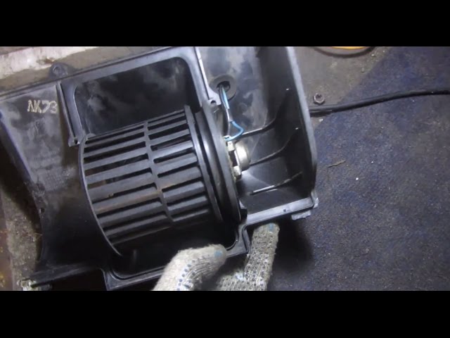 Замена моторчика печки (вентилятора отопителя) ВАЗ 2110, 2111 и 2112