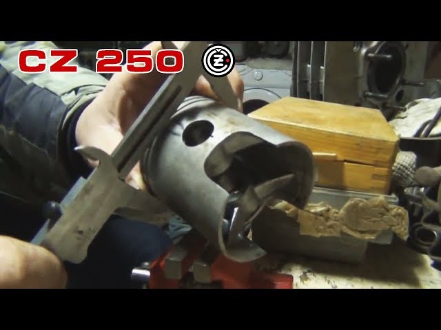 CZ 250: Как правильно замерять поршень