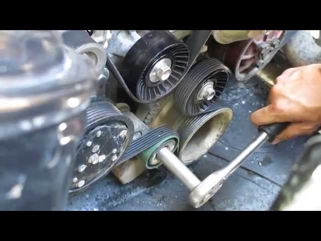 Замена роликов двигателя ЗМЗ УАЗ Патриот с кондиционером
