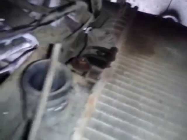 снятие радиатора охлаждения двигателя Ford Scorpio 2 GFR