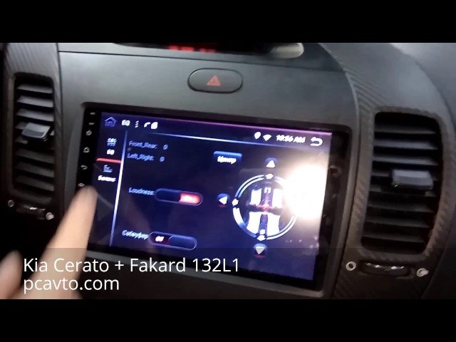 Kia Cerato установка магнитолы на Android Fakard 132L1