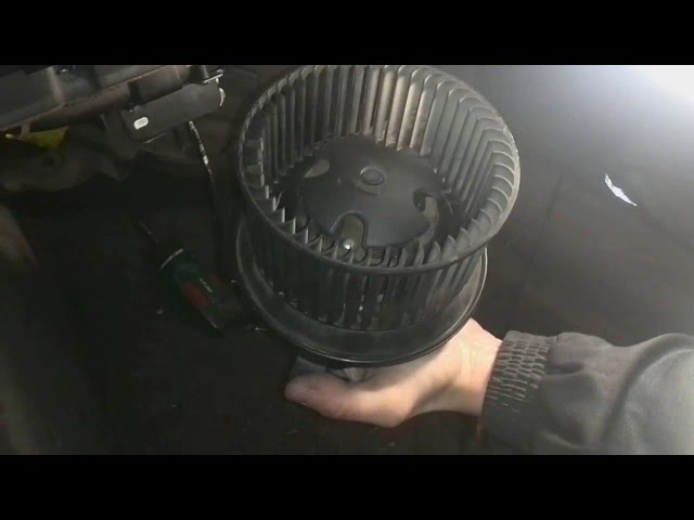 Ремонт вентилятора печки Renault Safrane