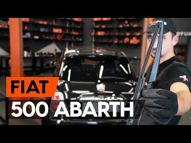 Как заменить щётки стеклоочистителя на FIAT 500 ABARTH (312) [ВИДЕОУРОК AUTODOC]