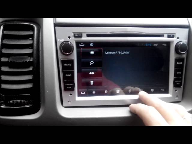 Автомагнитола 2DIN на Андройде для Opel Vivaro, Renault Trafic распаковка и обзор в машине.