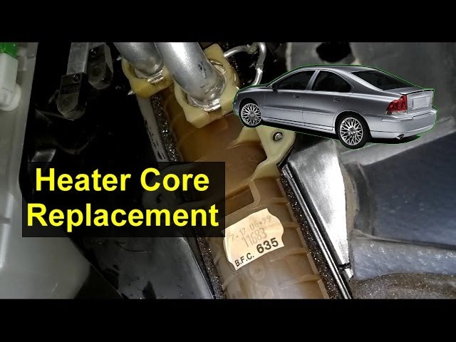 How to repalce the heater core in the Volvo S80 vehicle. - VOTD