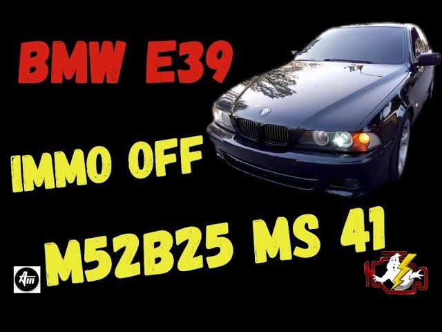 BMW E39 - Отключаем иммобилайзер на выезде. MS41 EWS OFF