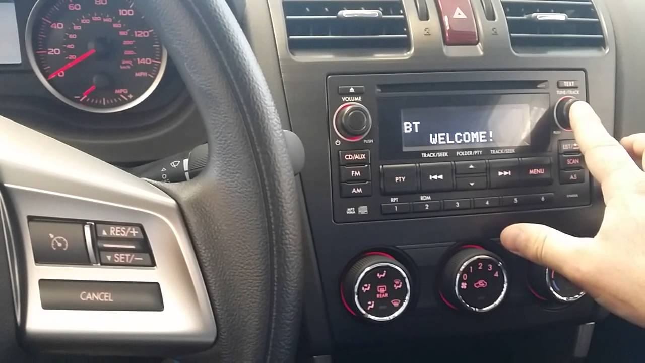 2014 Subaru Quick Bluetooth Setup Pairing