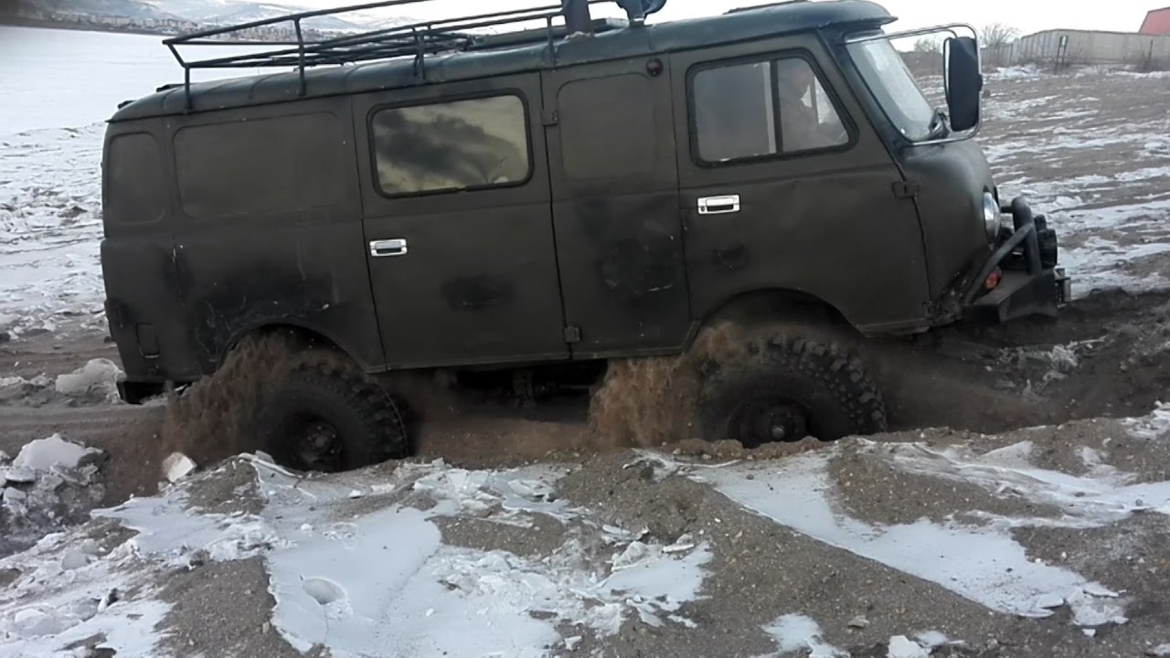 Жесткий УАЗ "Буханка" с мотором QD32! (UAZ "Buhanka")
