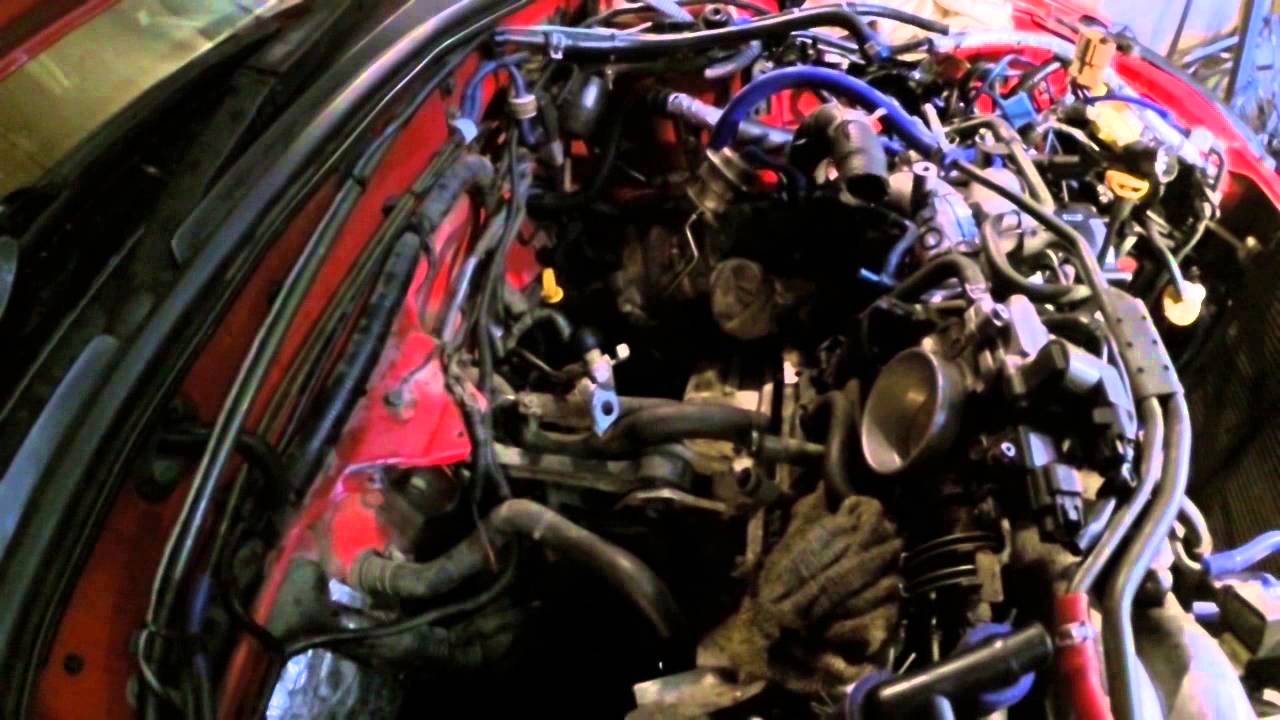Замена (снятие) мотора EJ206 Subaru Legacy Blitzen 2002