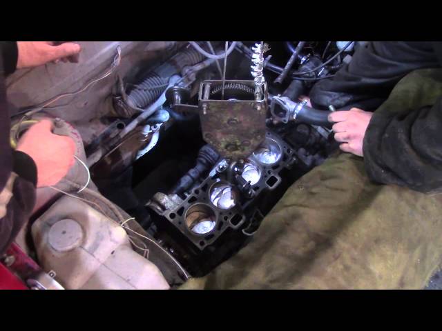 установка двигателя на автомобиль ваз 2108-09 после капитального ремонта