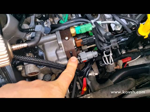 Как исключить подсос воздуха с форсунок на Renault Kangoo 1.5DCI