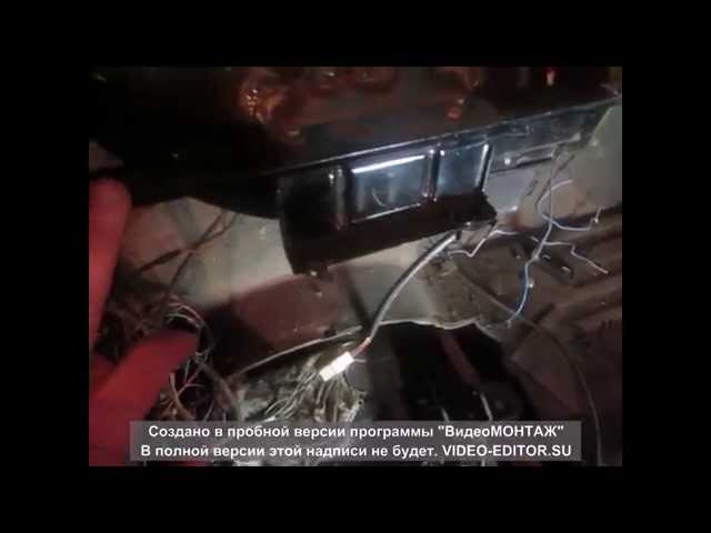 установка панели от волги в УАЗ 469