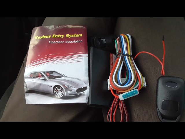 Car Keyless Entry System (Components, Manual, Partial Test)
