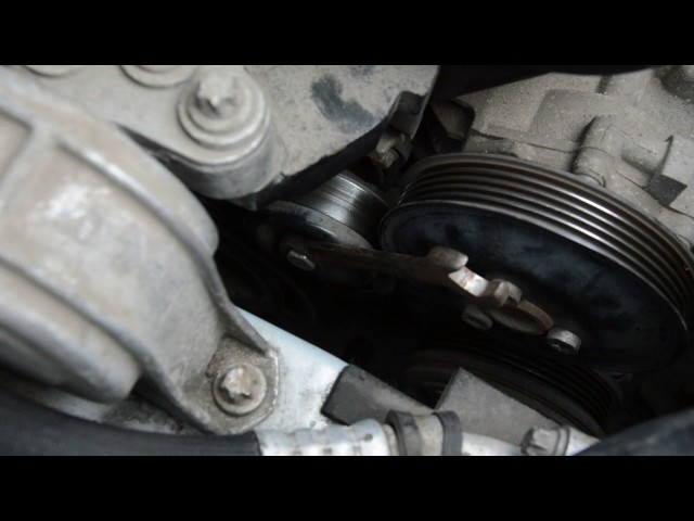 Замена ремня генератора, и ролика натяжителя Z16XER  Opel Zafira B