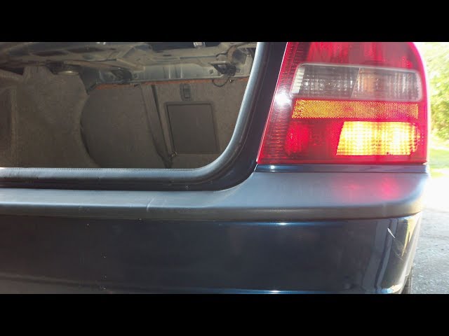 Крепление заднего бампера. Volvo S80. Rear bumper.