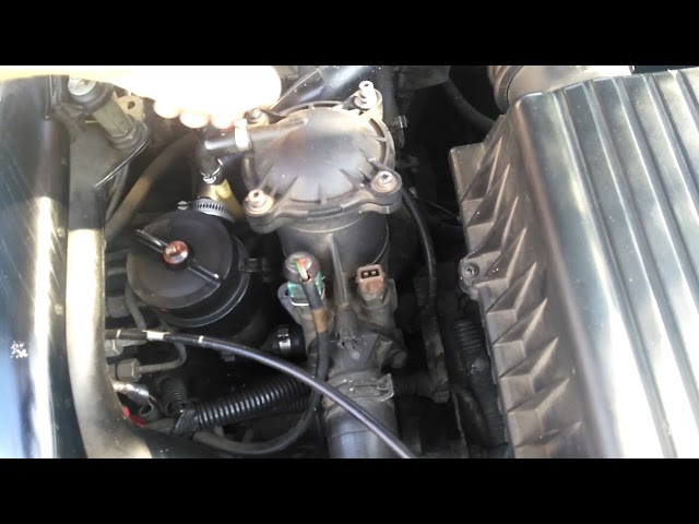 Citroen Xantia, Peugeot 406 Замена топливного фильтра
