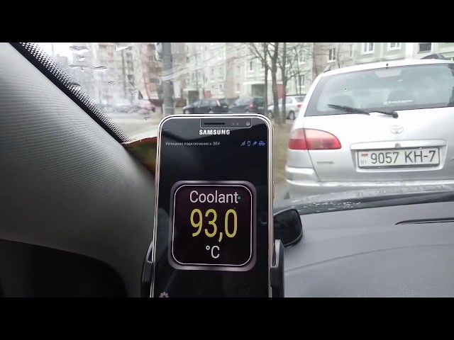 VW POLO - Температура двигателя
