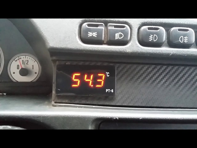Цифровой указатель температуры ож в авто