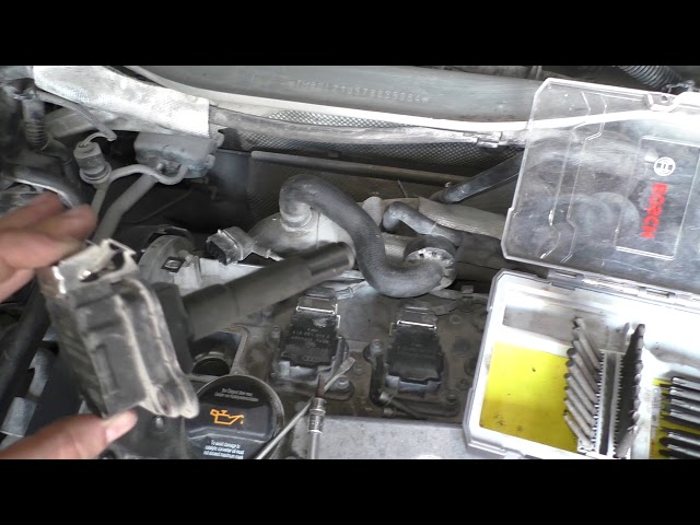 Замена катушки зажигания Skoda Octavia A4 1,8 Turbo