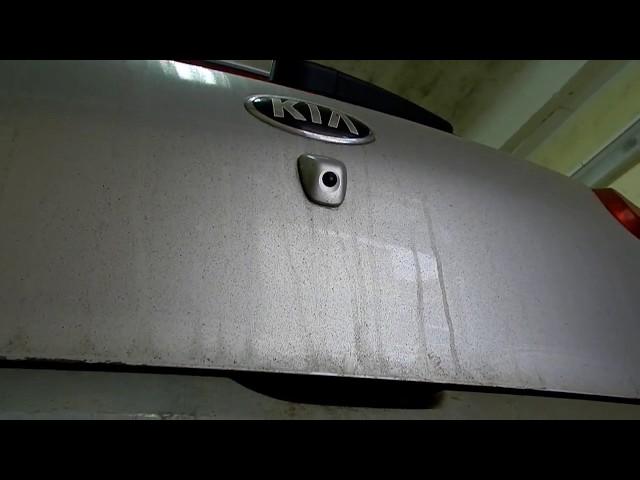 Kia Ceed - 2013 Замена лампы освещения номера