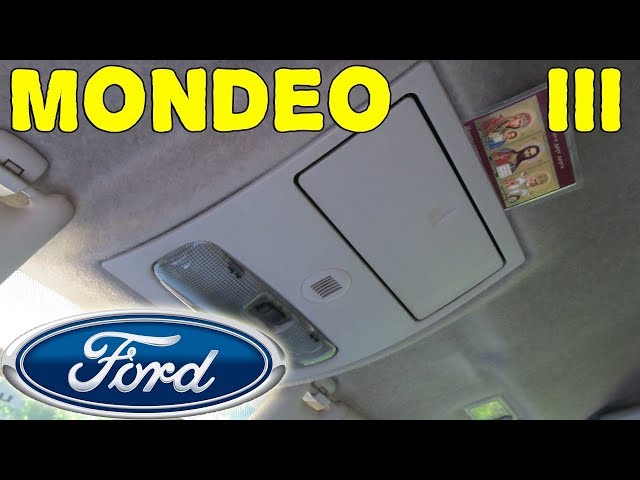Как снять антенну Форд Мондео 3 / Как снять очечник Ford Mondeo 3