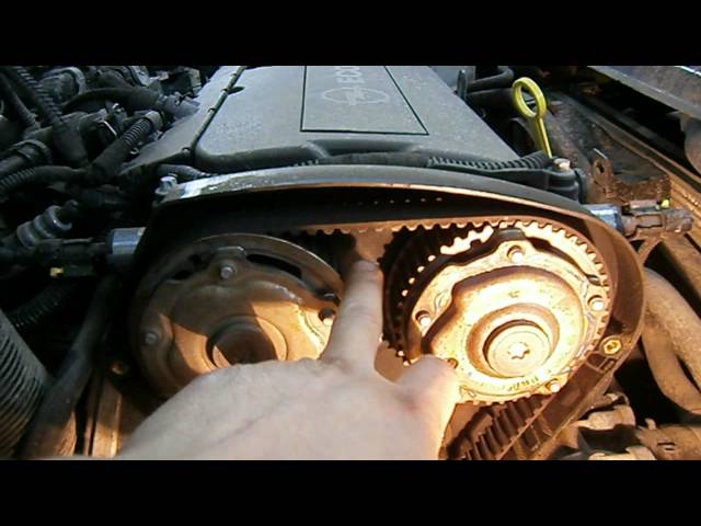 Opel Astra (Z16XER) - Замена ремня ГРМ. (Replacing the belt)