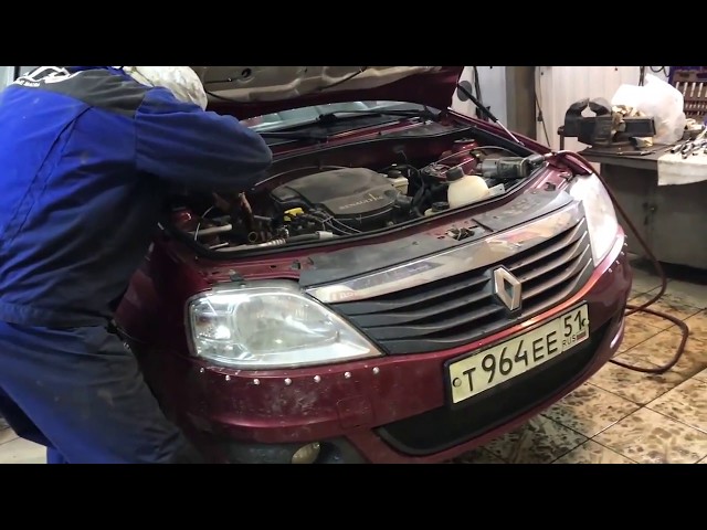 Renault Logan – замена сцепления