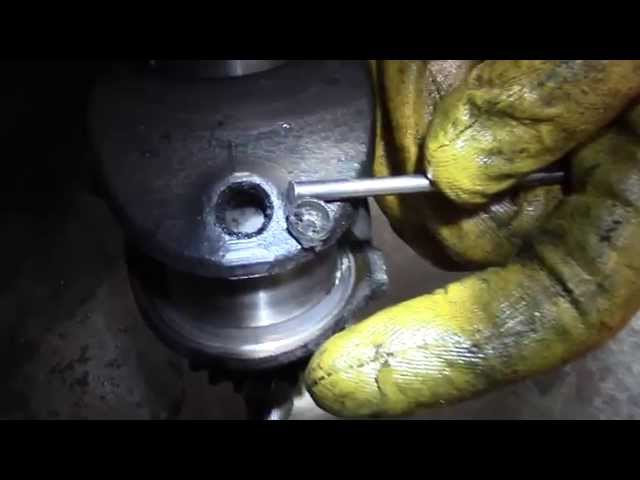 Часть 2 Lada Капитальный ремонт ВАЗ 2107 (1600)  (чистка каналов коленвала.замена заглушек)