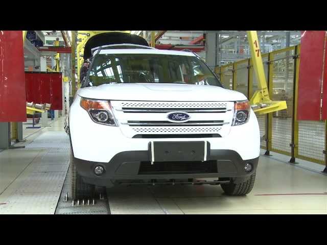Производство Ford Explorer на заводе Ford Sollers в Елабуге
