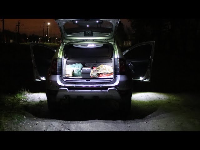 Светодиодное освещение багажника Renault Duster и зоны погрузки/разгрузки
